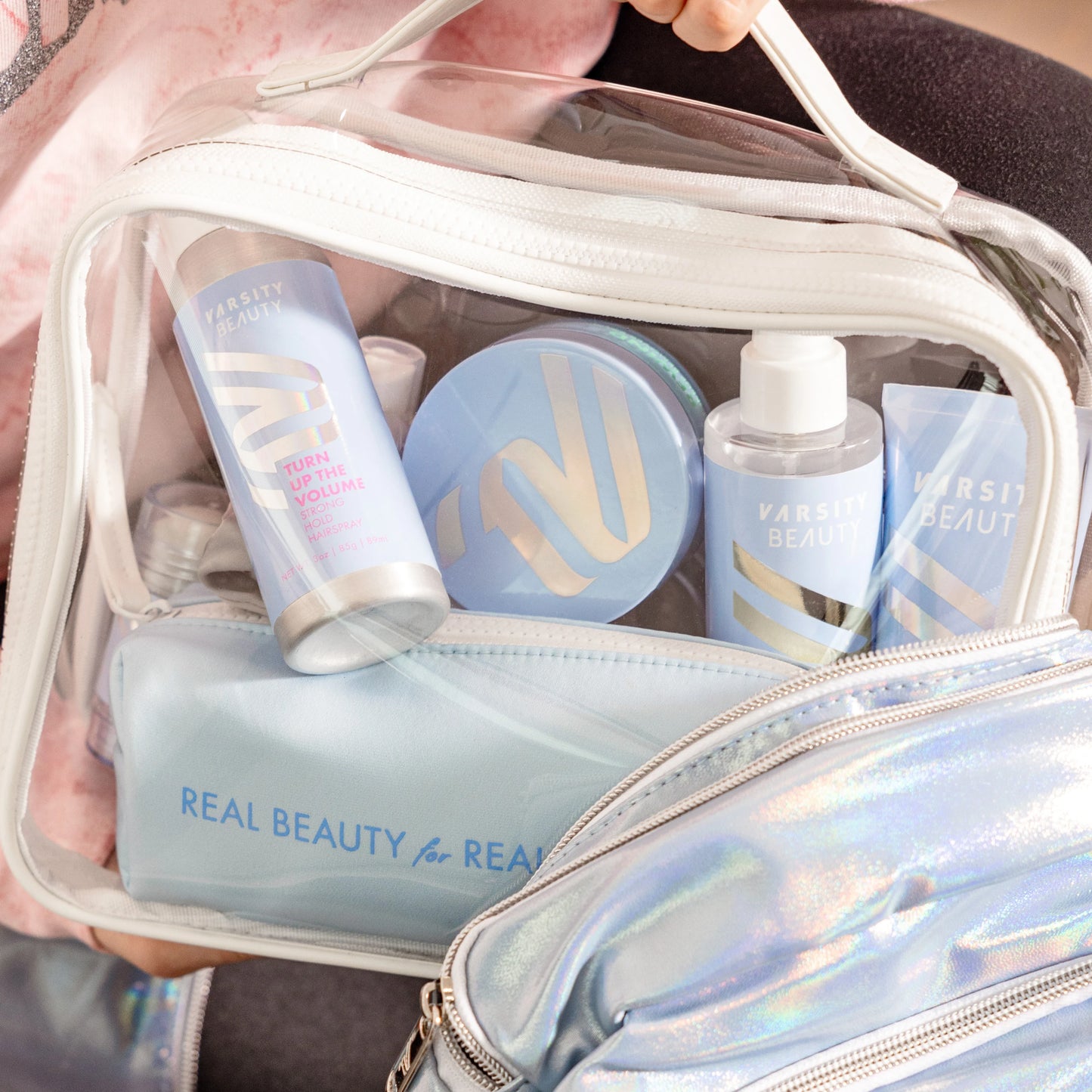 Varsity Beauty Bags
