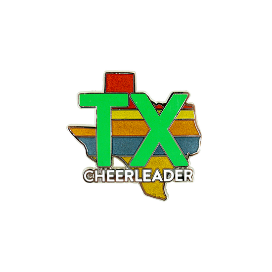 Texas State Cheerleader Pin