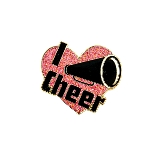 I Cheer - Heart Pin