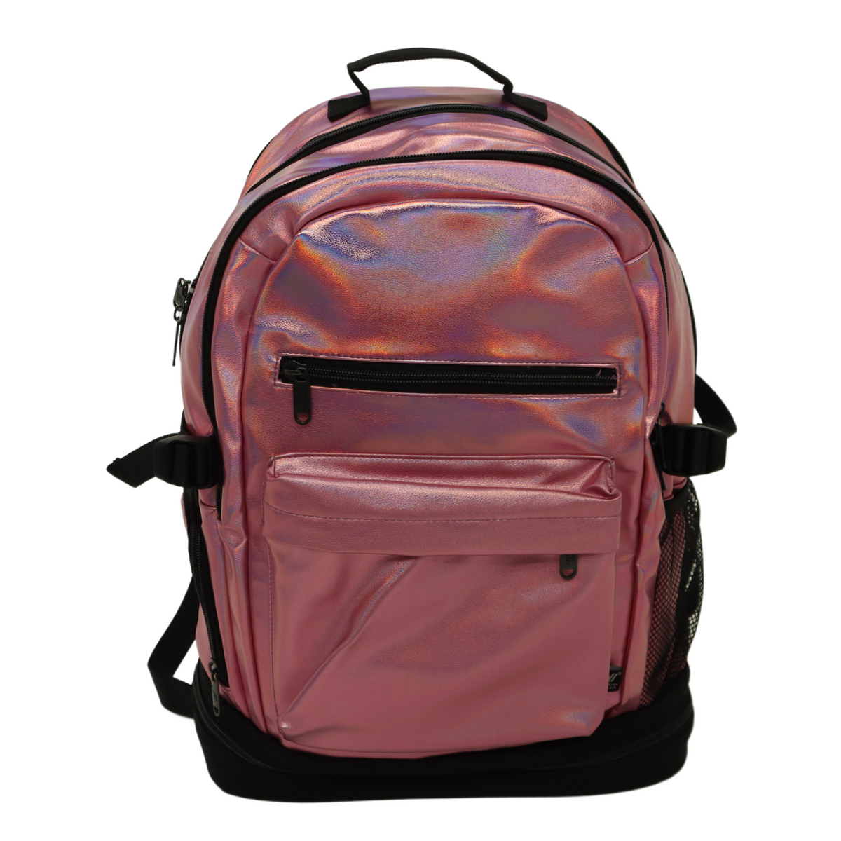 Black and rose 2024 gold pink backpack