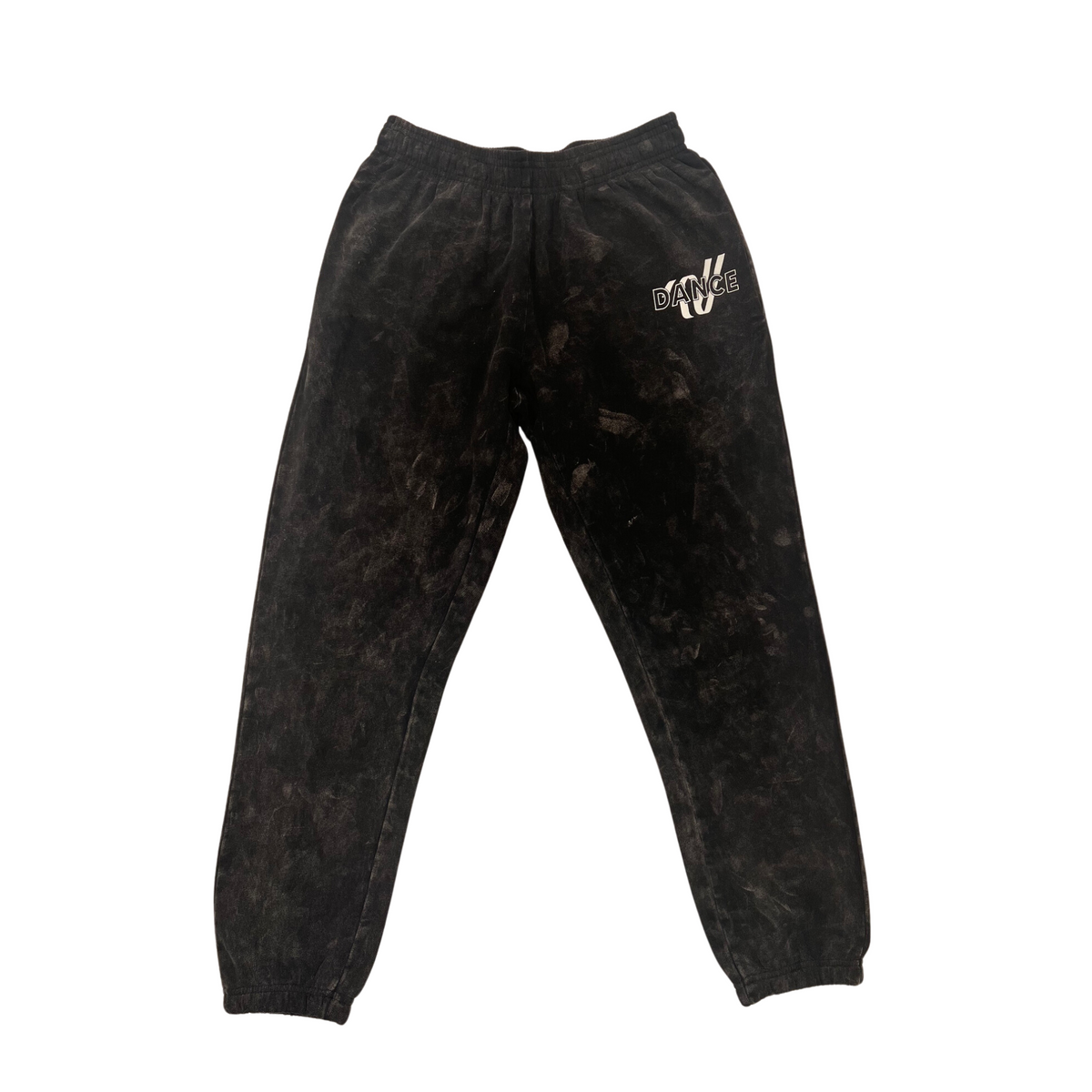 Black acid wash online sweatpants