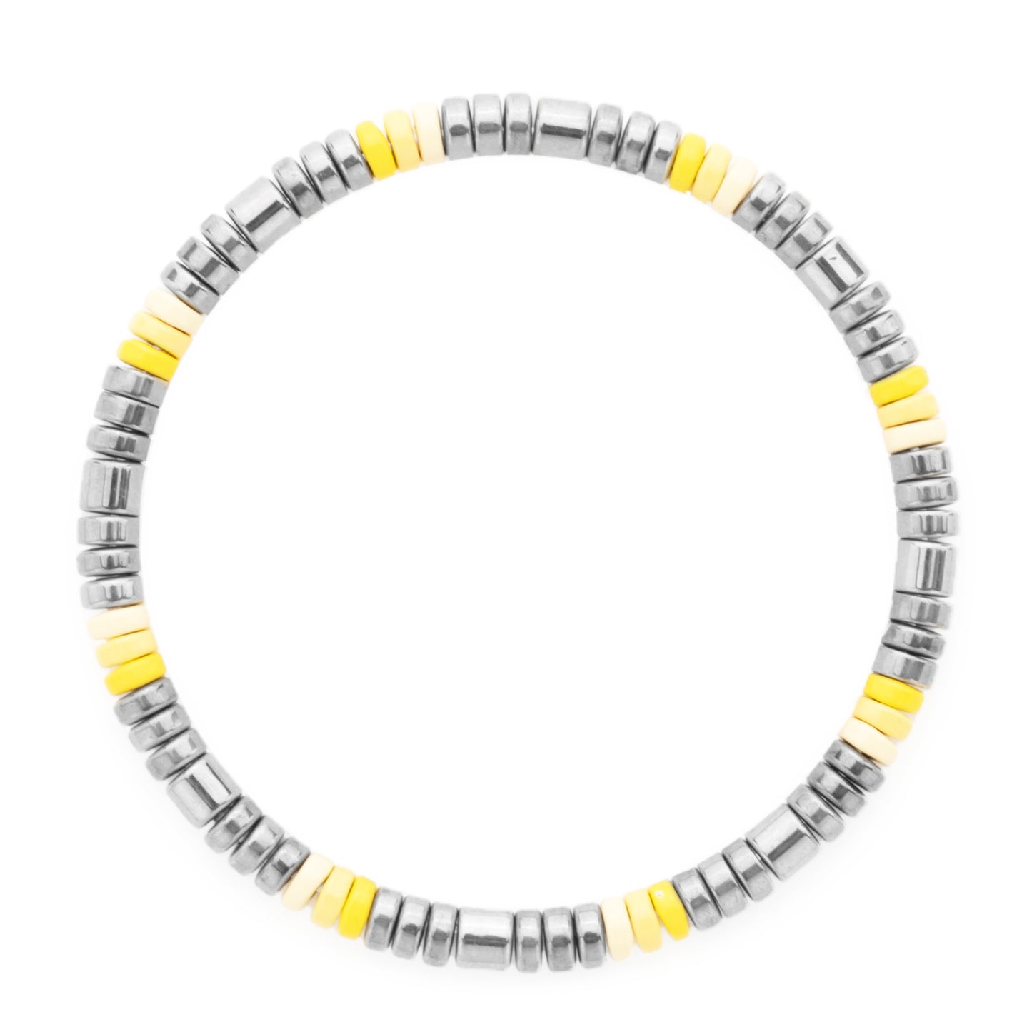Lancy Yellow/Silver Bracelet