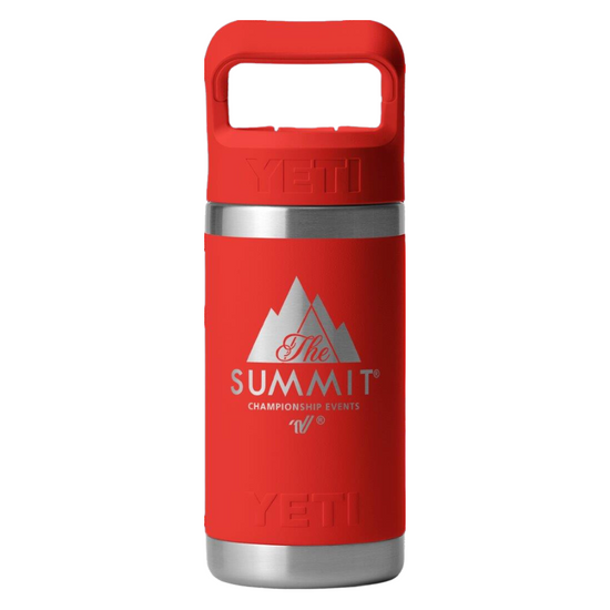 The Summit YETI Rambler Jr. 12oz Red Water Bottle