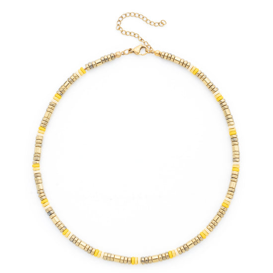 Freya Yellow and Gold Necklace