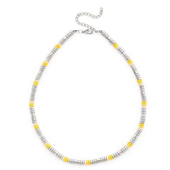 Freya Yellow and Silver Necklace