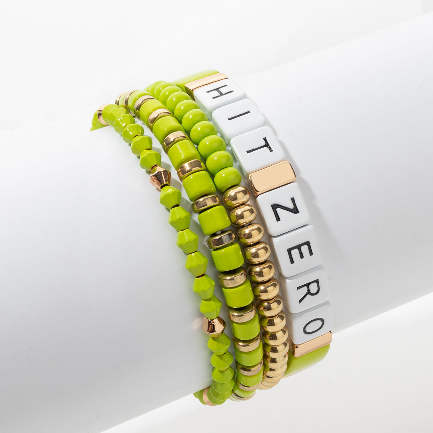 Hit Zero Green Bracelet Gold Set