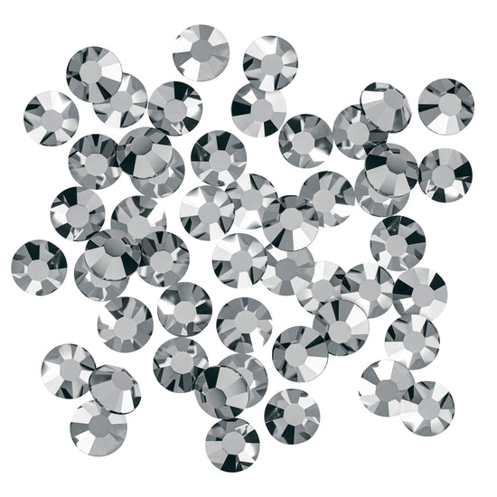 Rhinestone - Gunmetal Crystals