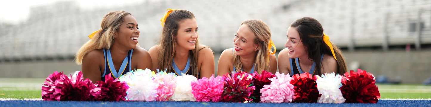 Metallic vs. Solid Cheer Poms: Which Is Right for Your Team?