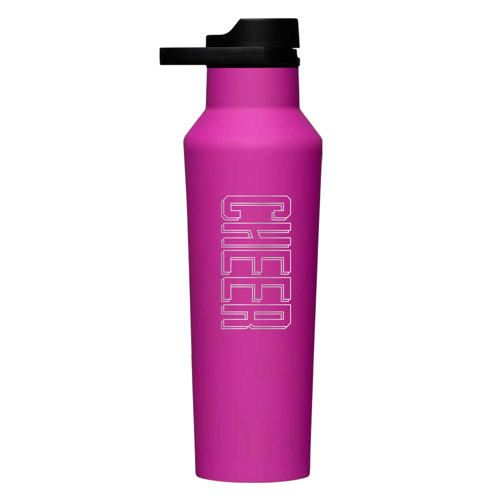 Cheer Outline 20Oz Berry Sports Canteen