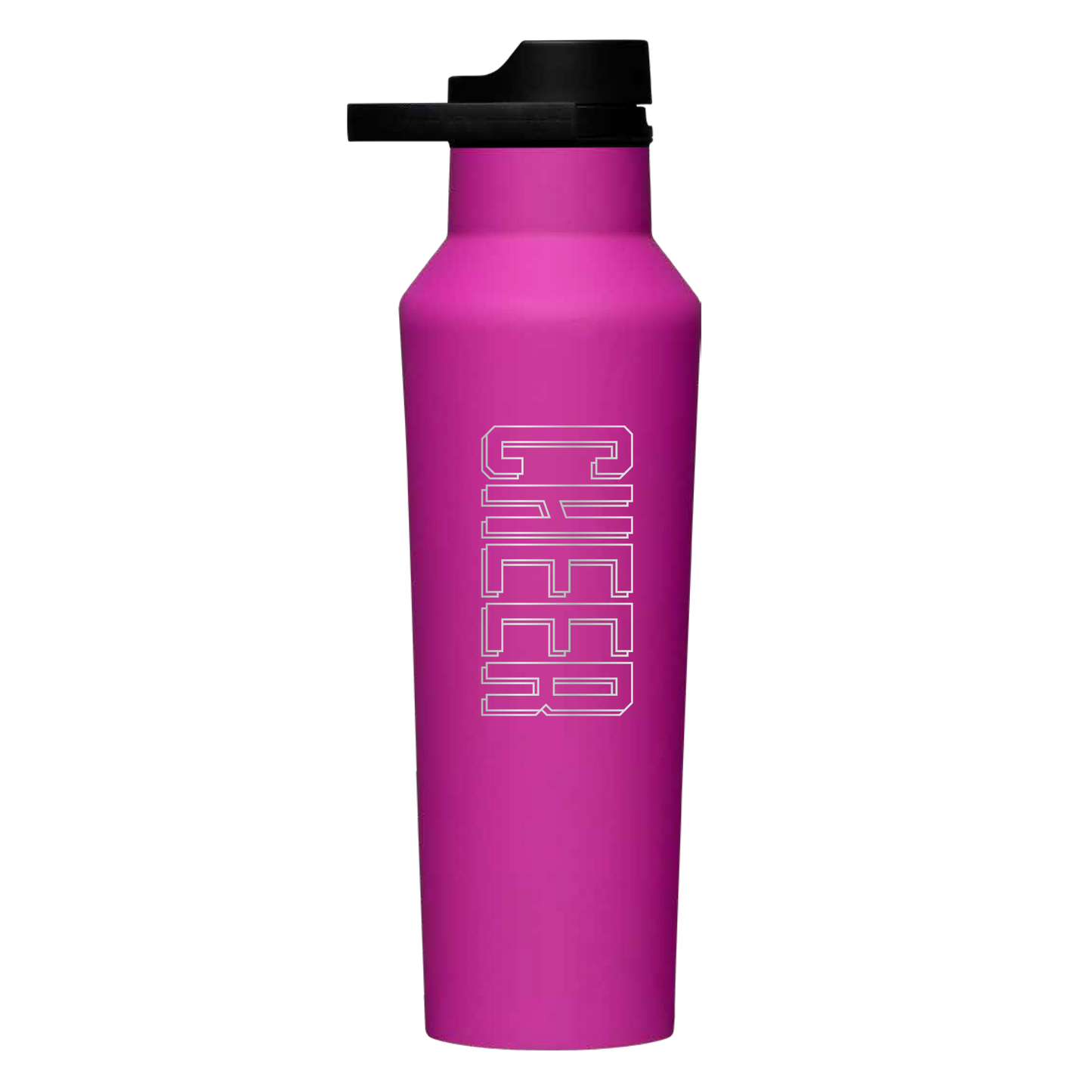 Cheer Outline 20Oz Berry Sports Canteen