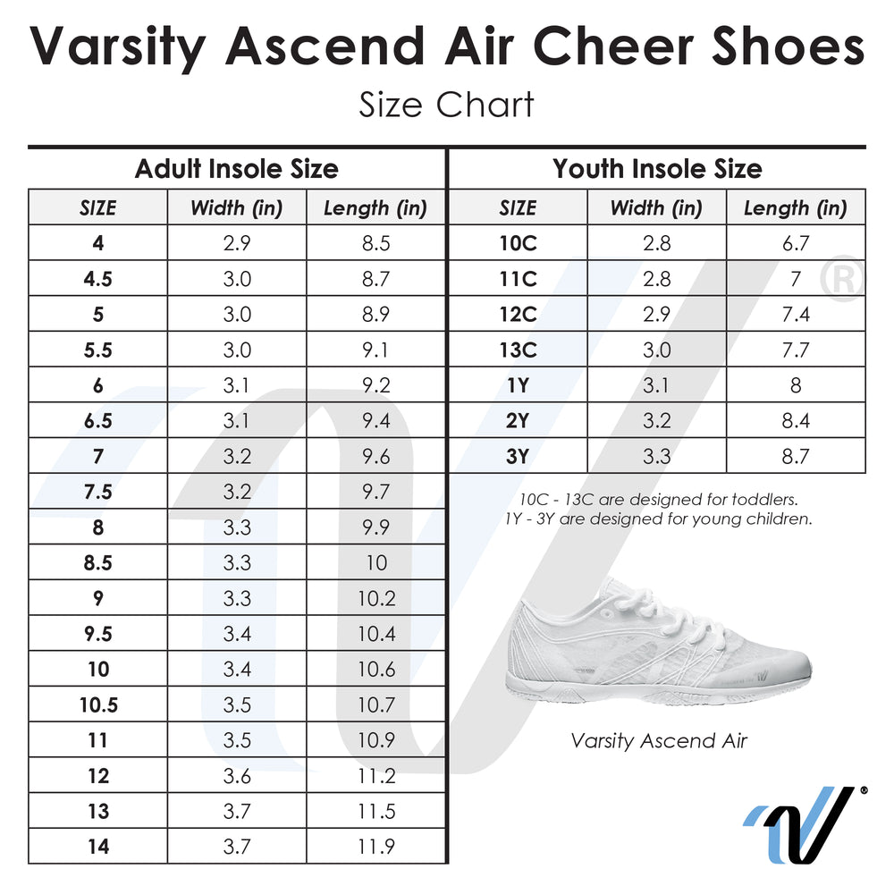 
                  
                    Cheer Shoes - Varsity Ascend Air
                  
                