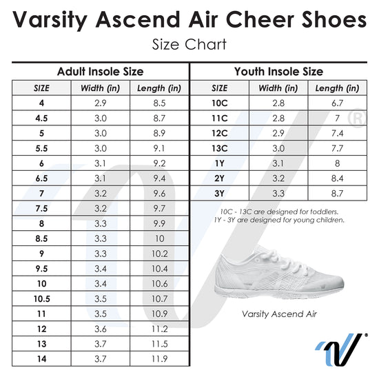 Cheer Shoes & Cheerleading Shoes | Varsity Shop, the Cheer Authority ...