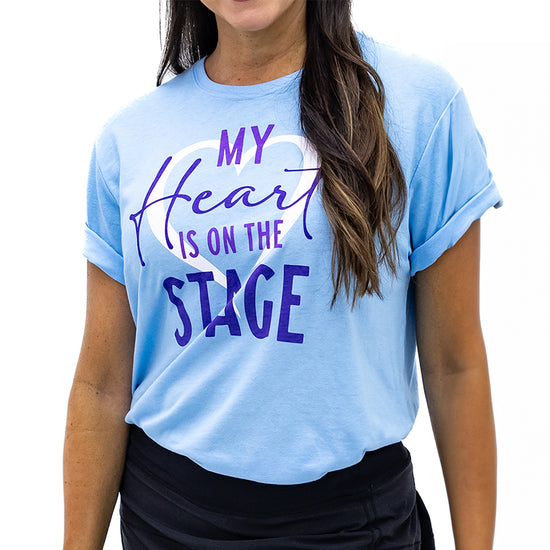 Load image into Gallery viewer, Heart is on the Stage Dance Coach T-Shirt
