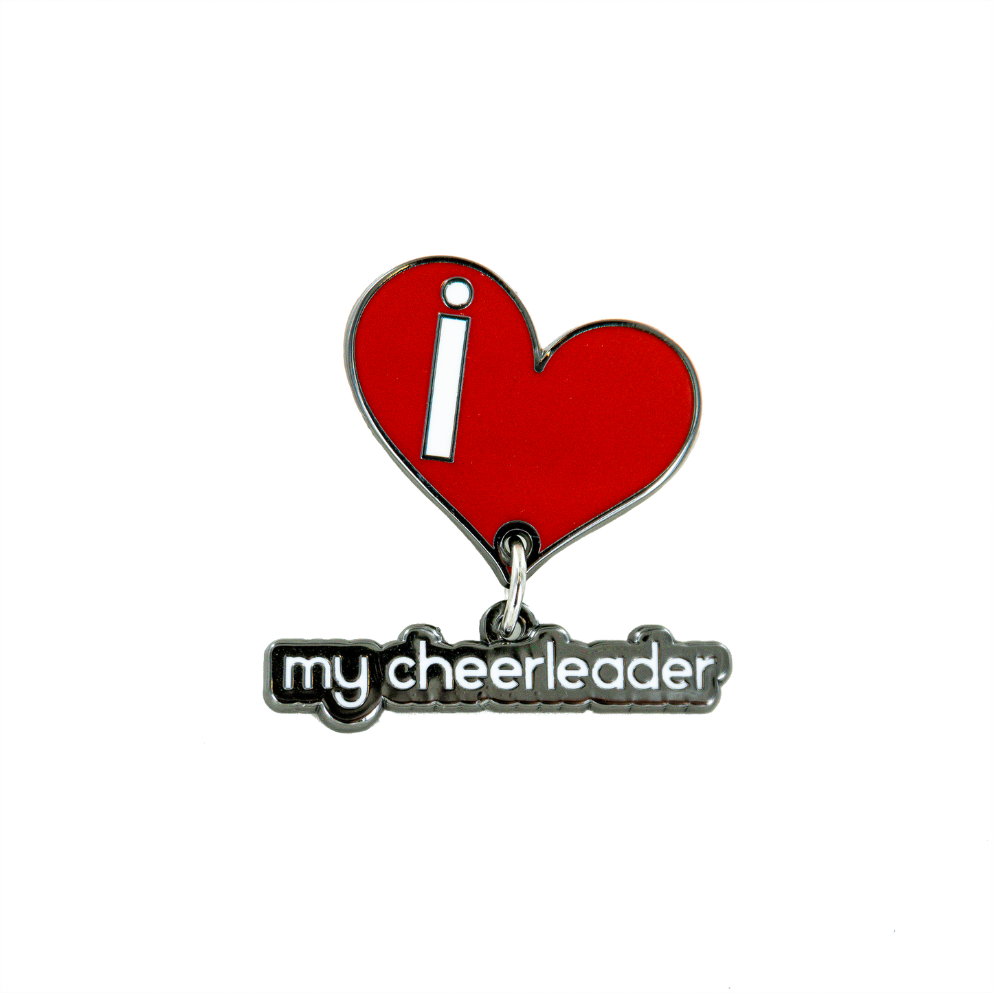 I Heart My Cheerleader Pin