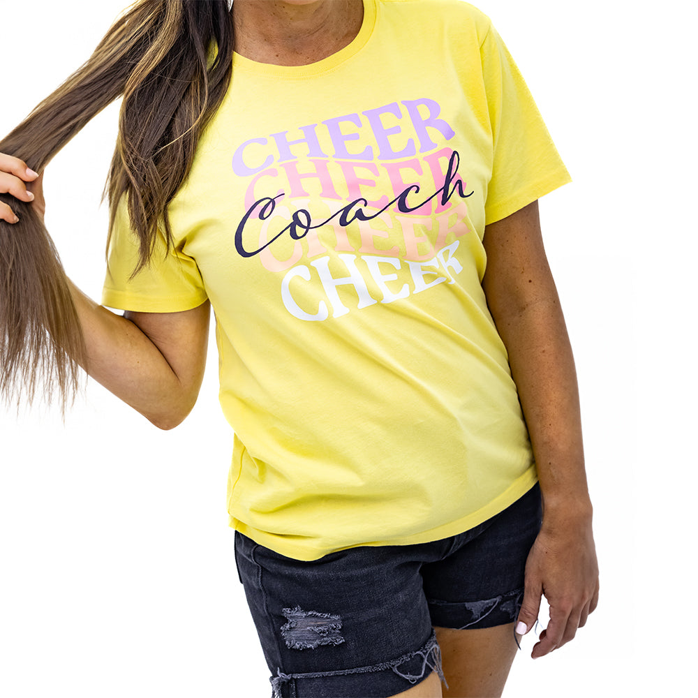 Cheer Coach Repeat T-Shirt