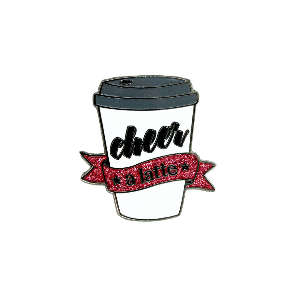 Cheer a Latte Pin