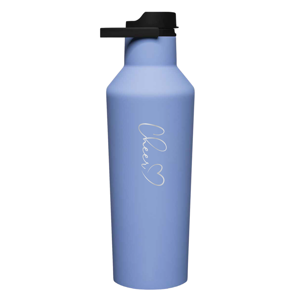 Cheer Heart 32Oz Perwinkle Sports Canteen