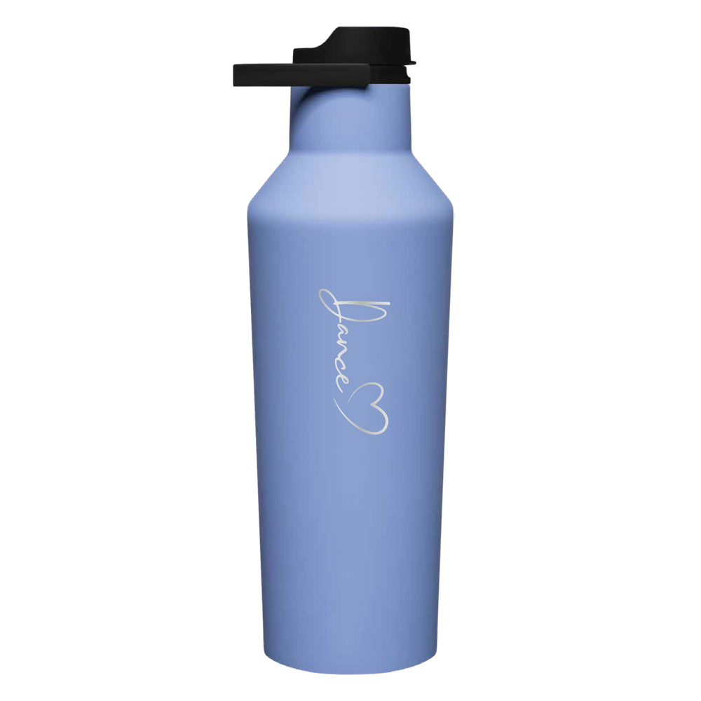 Dance Heart 32oz Periwinkle Sports Canteen