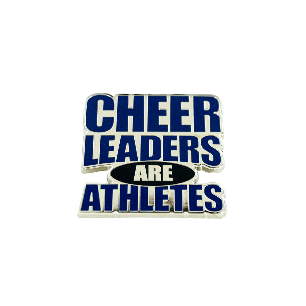 Cheerleaders Are Athletes Pin