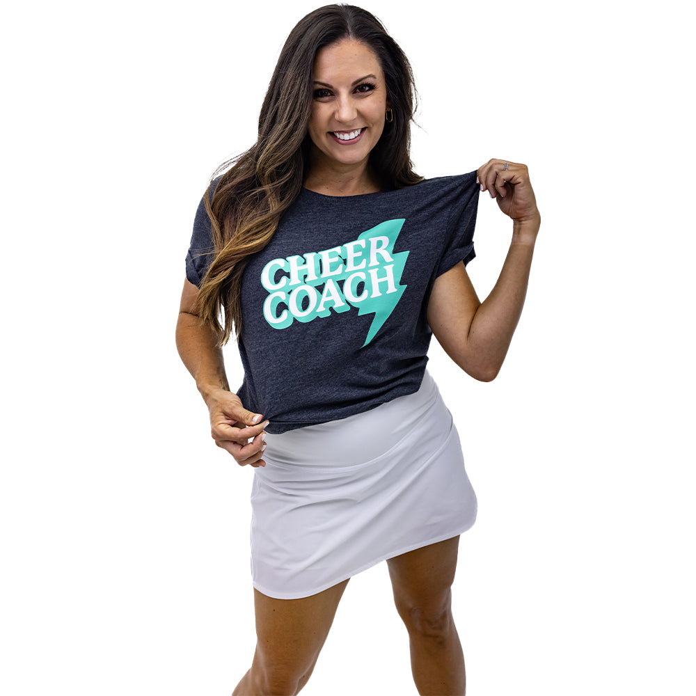 
                      
                        Lightning Bolt Cheer Coach T-Shirt
                      
                    