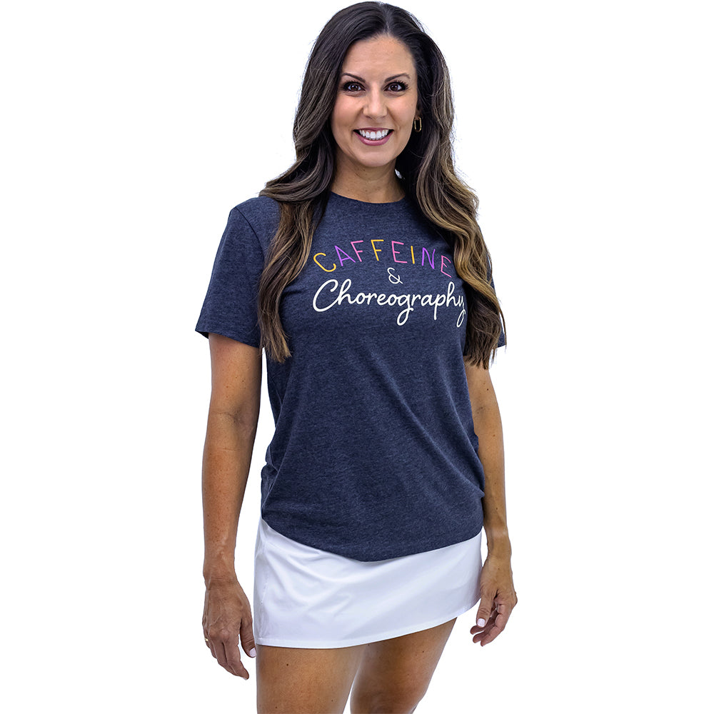 
                      
                        Caffeine and Choreography Coaches T-Shirt
                      
                    