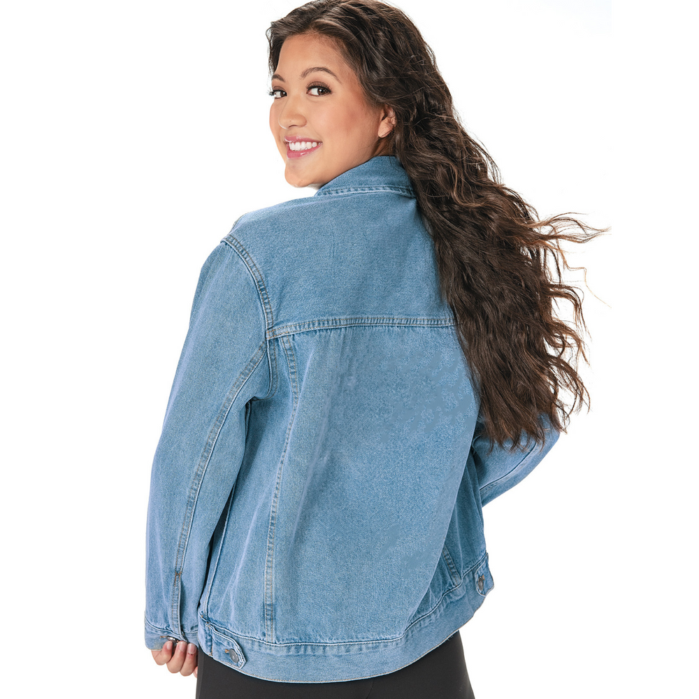 
                      
                        Luxe Oversized Denim Jacket
                      
                    