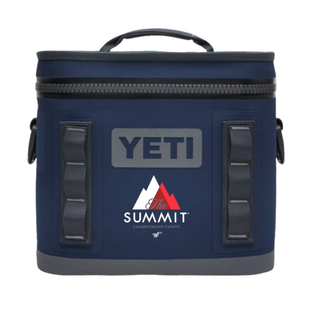 The Summit YETI Hopper Flip 8 Navy Soft Cooler