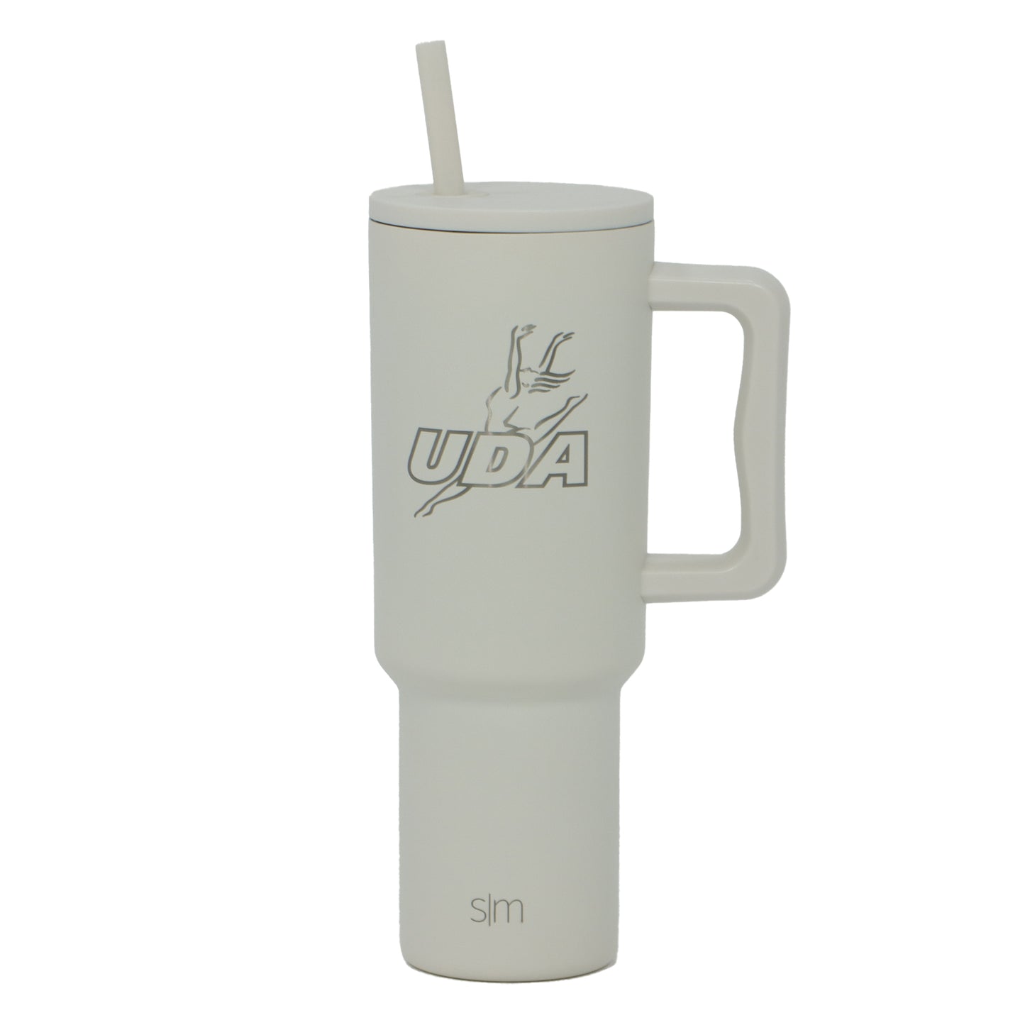 UDA White Laser 40oz Trek