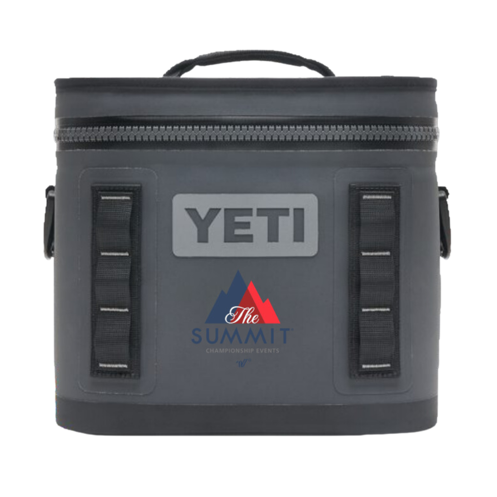 The Summit YETI Hopper Flip 8 Charcoal Soft Cooler