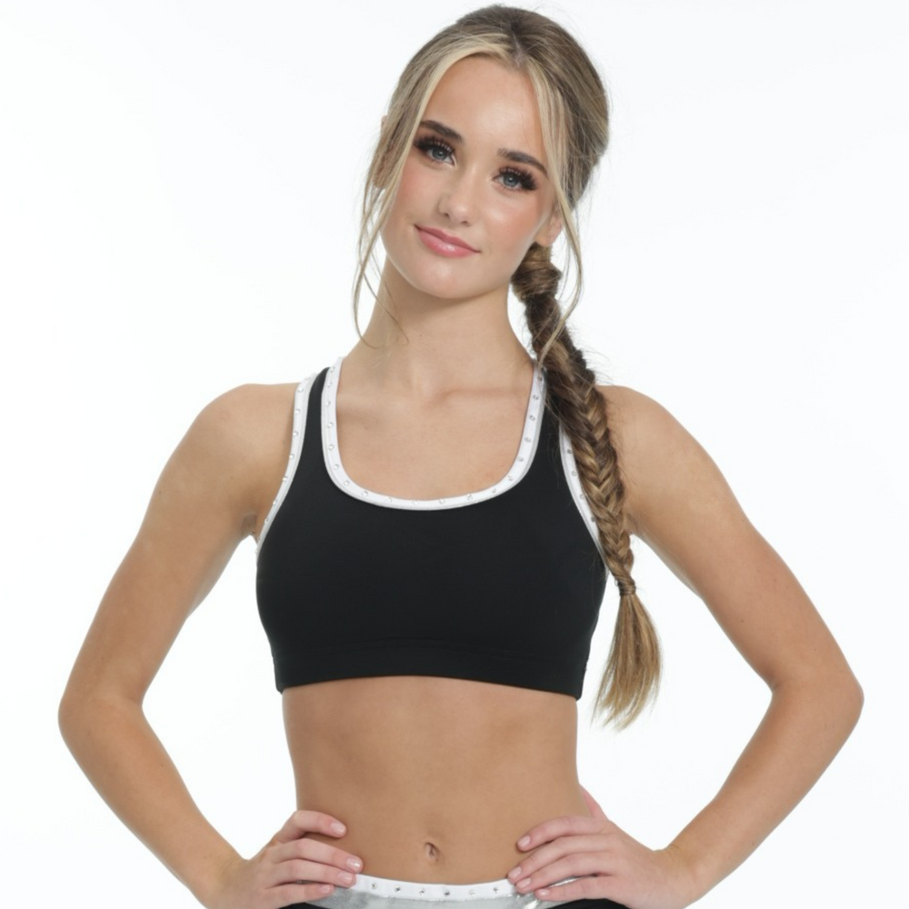 The Brooklyn Bra Top in Black