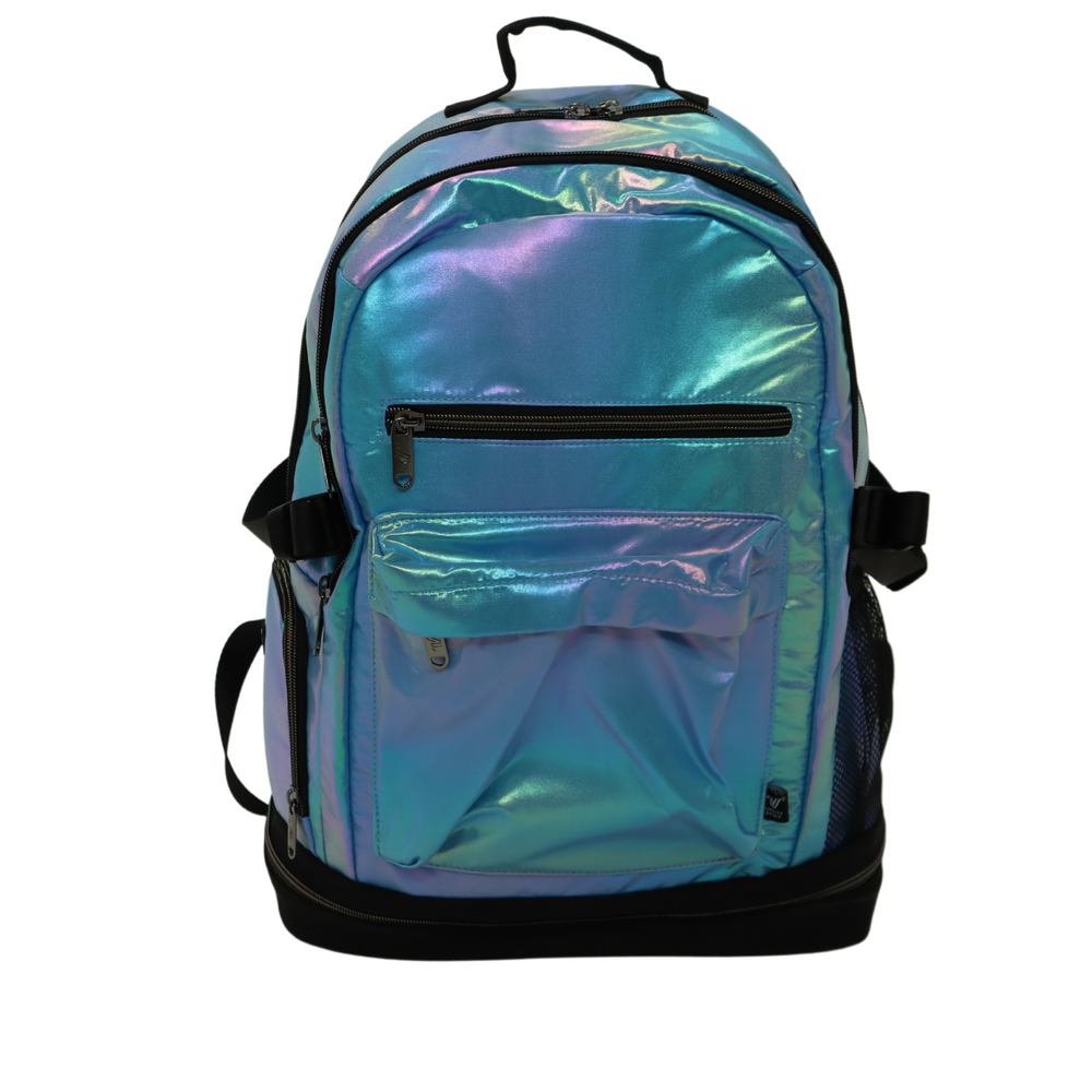 Clear iridescent backpack best sale