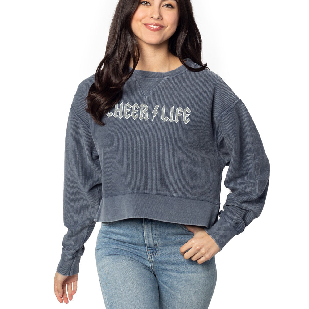 Cheer Life Cord Boxy Sweat