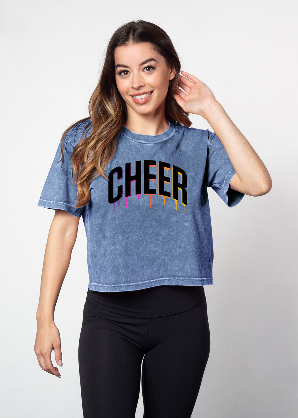 Cheer Short N Sweet Crop Tee