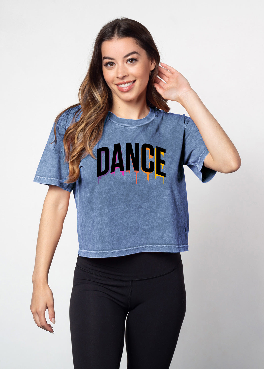 Dance Short N Sweet Crop Tee