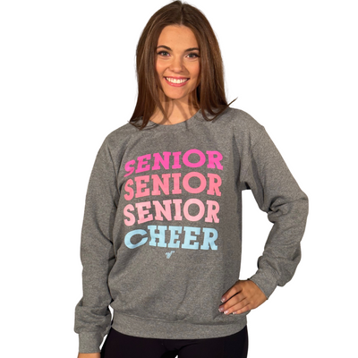 Senior Cheer Grey & Ombre Sweat – Varsity Shop