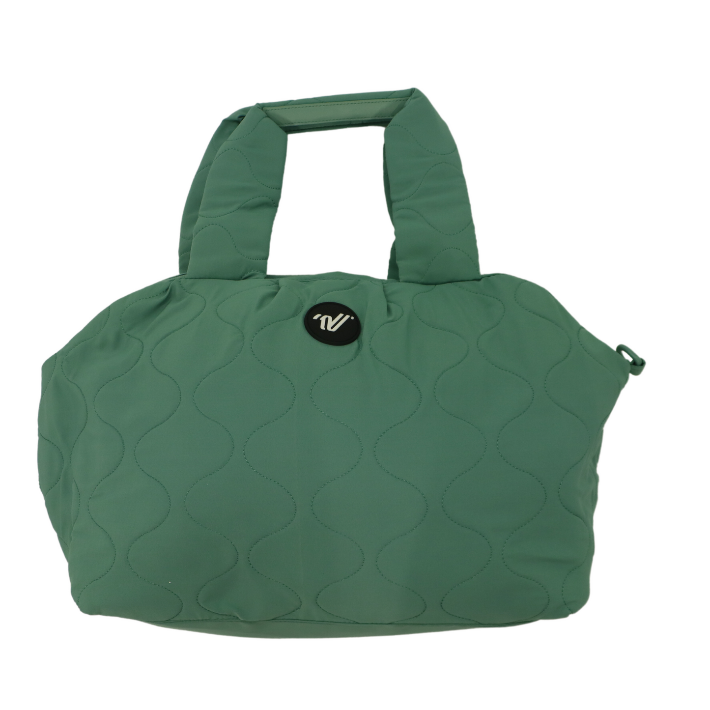 Varsity Teal Quilted Tote Bag