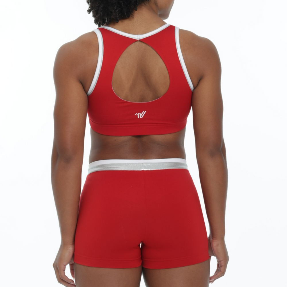 
                      
                        The Brooklyn Compression Short in Red
                      
                    