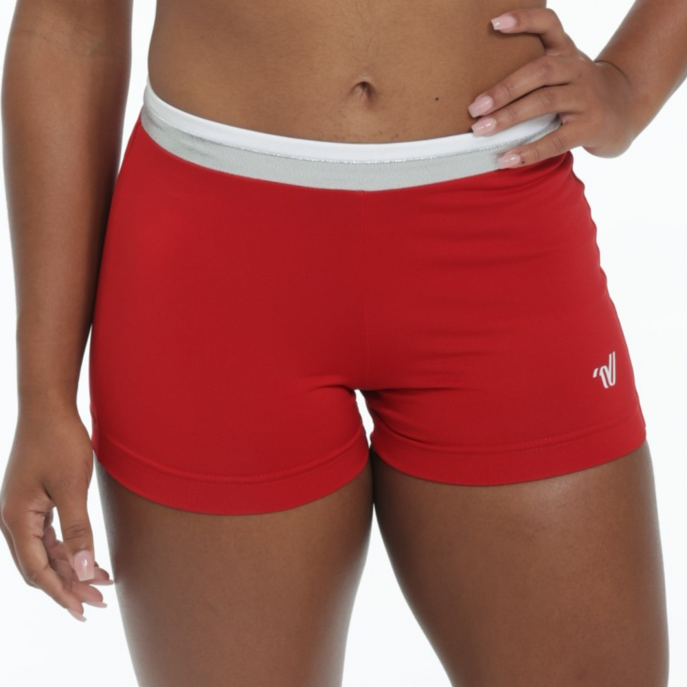 
                      
                        The Brooklyn Compression Short in Red
                      
                    