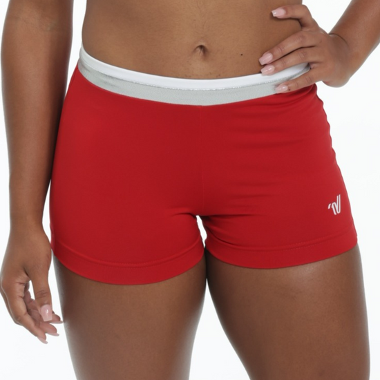 The Brooklyn Compression Short in Red