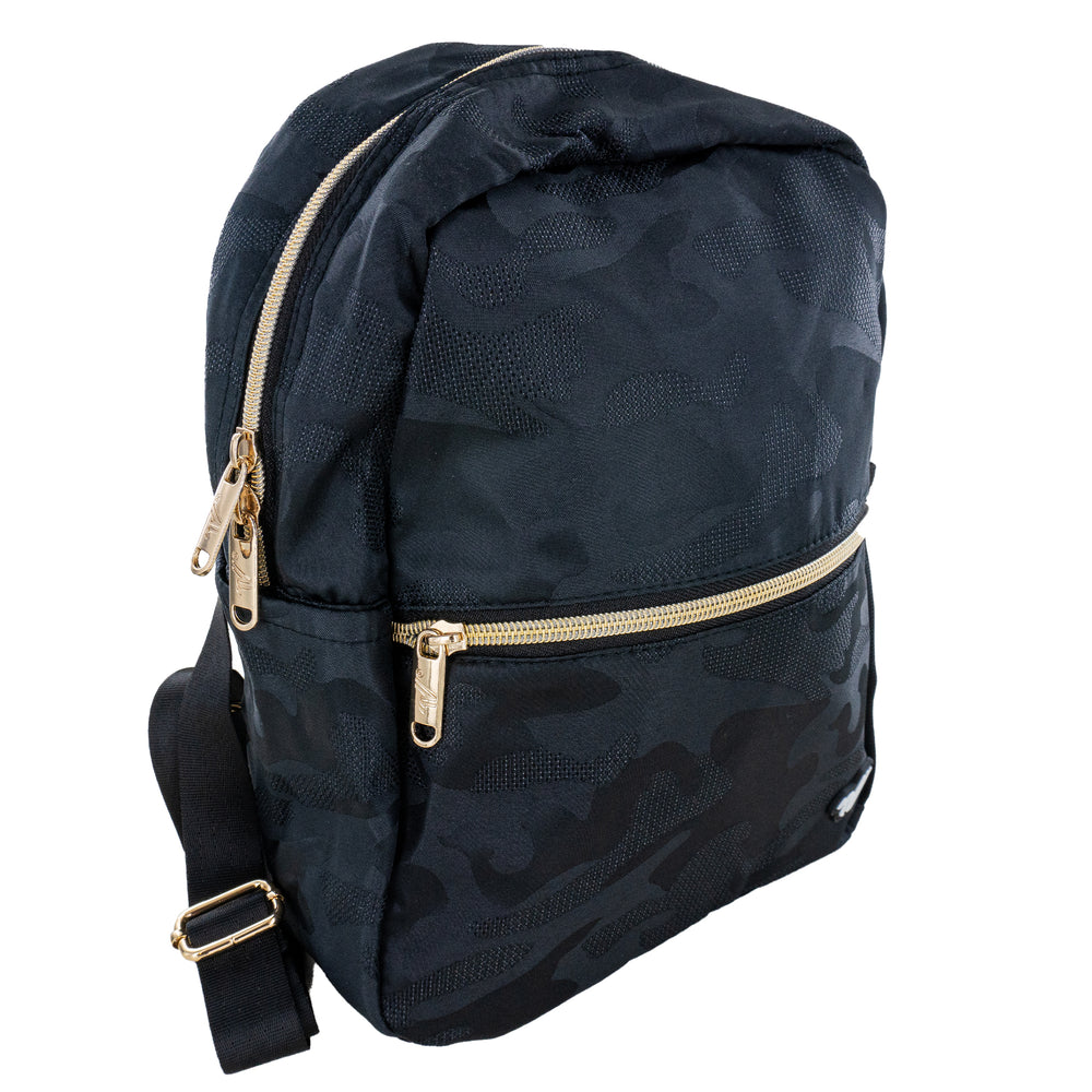 Varsity Mini Black Backpack