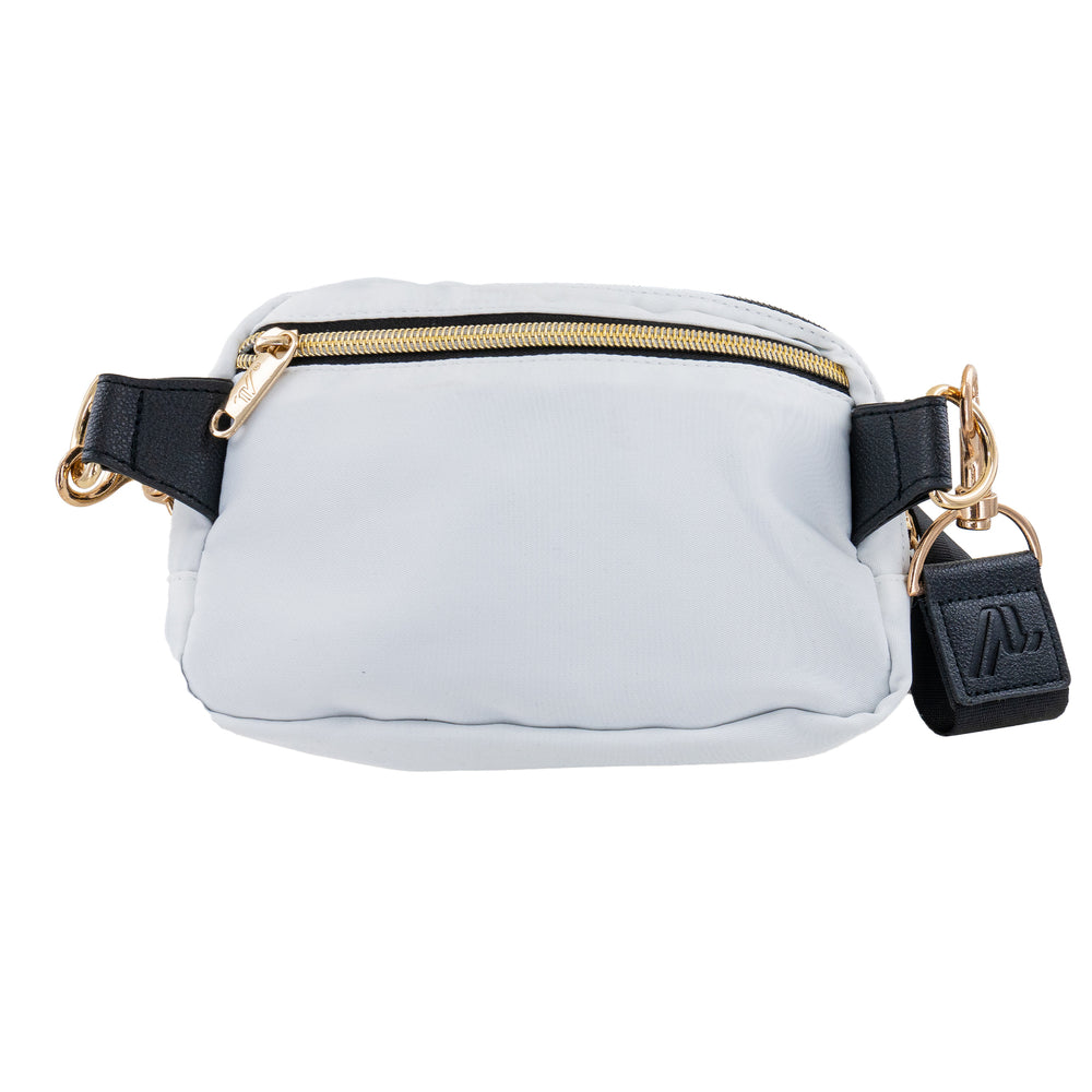 
                      
                        Varsity White Buckle Belt Bag
                      
                    