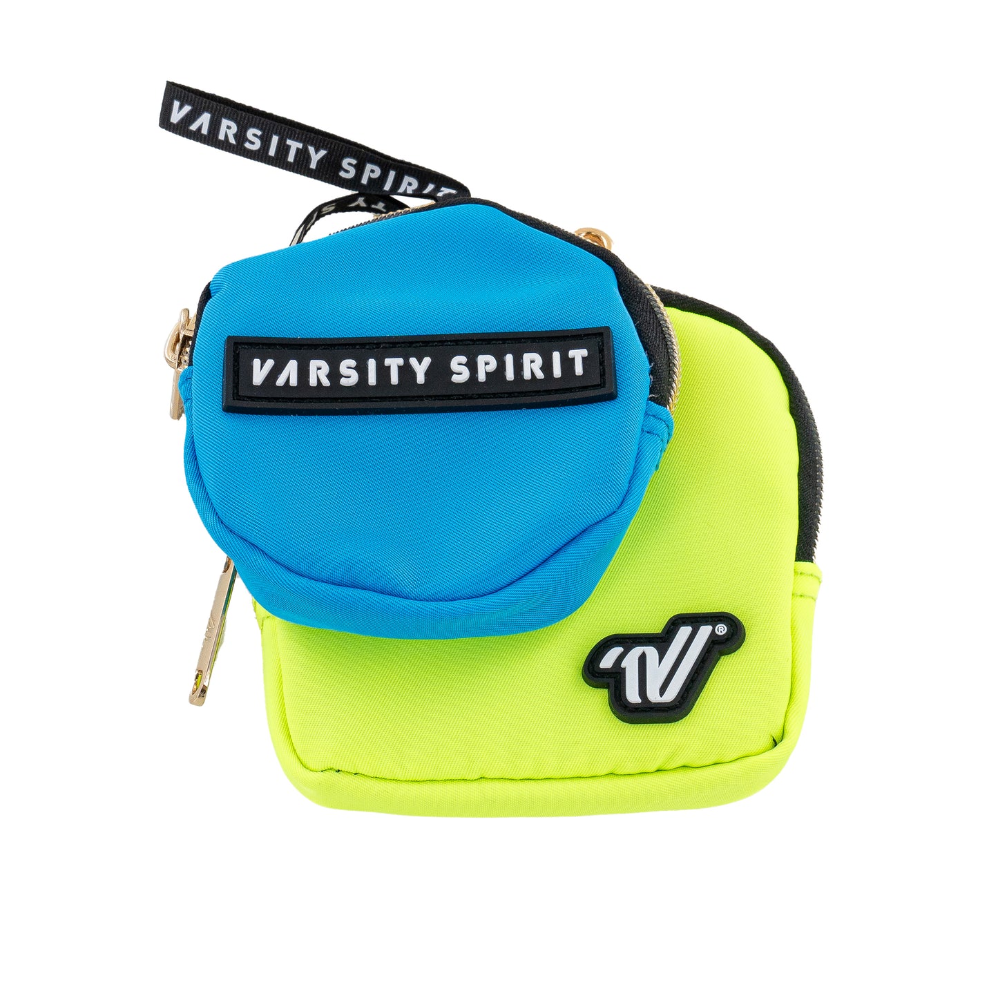 Varsity Teal/Yellow Small Pouches