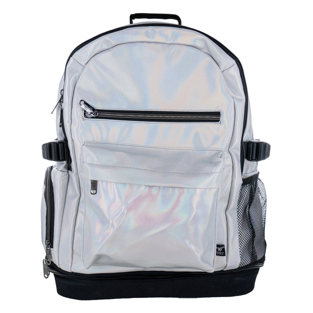 
                      
                        Varsity Silver Iridescent Backpack
                      
                    