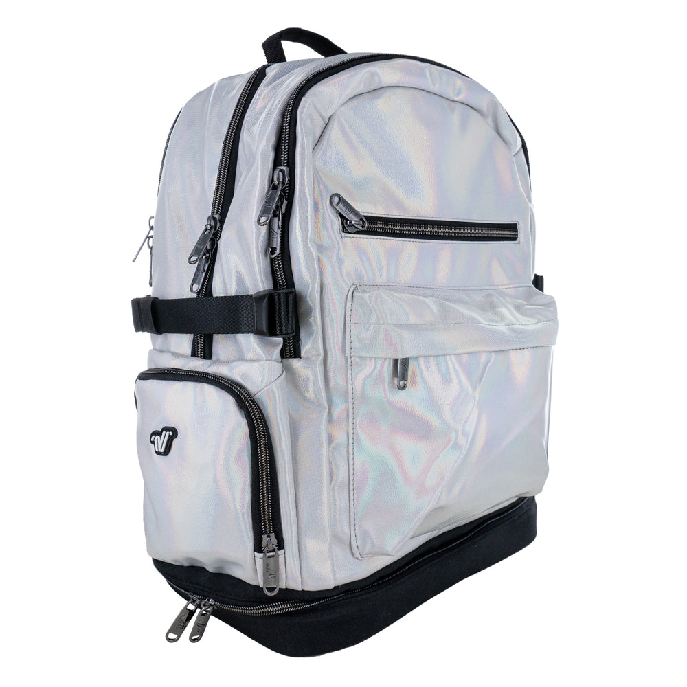 
                      
                        Varsity Silver Iridescent Backpack
                      
                    