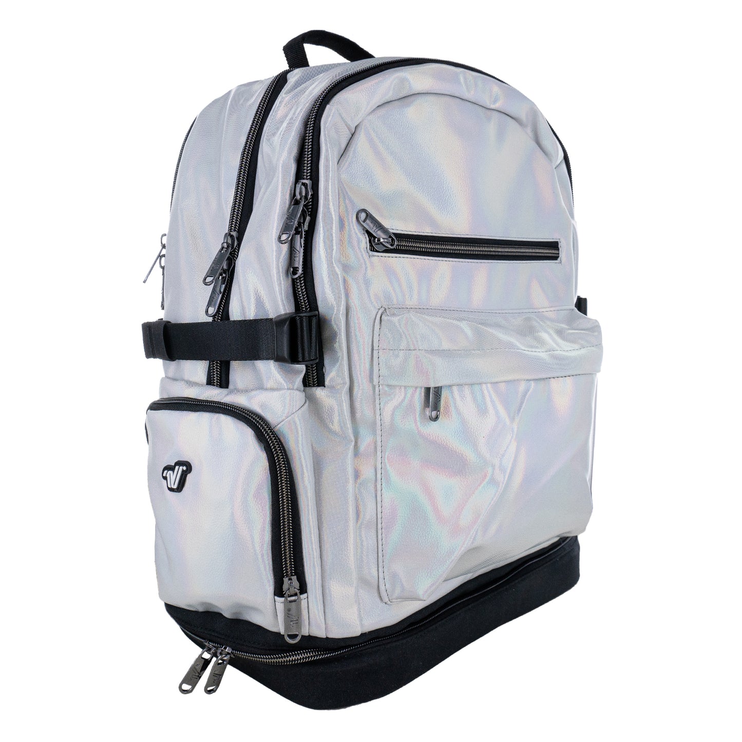 Varsity Silver Iridescent Backpack