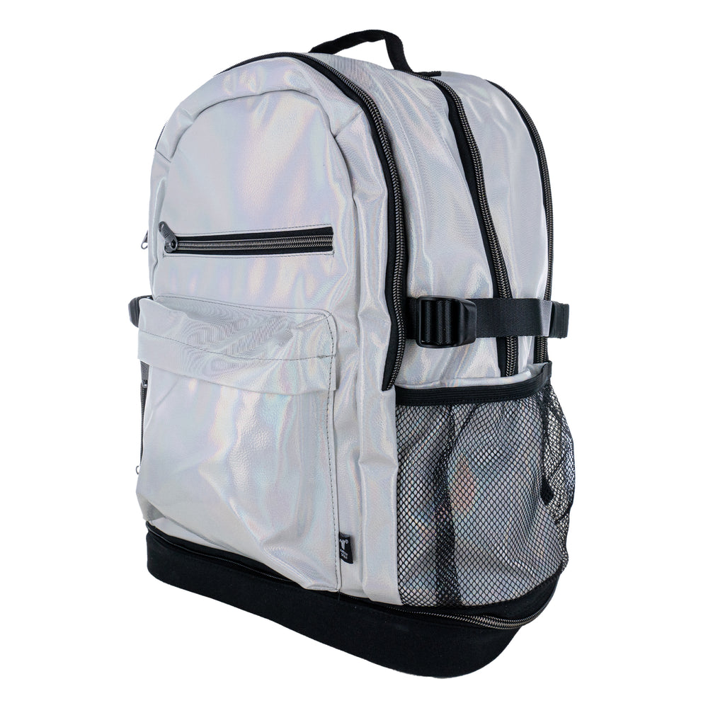 
                      
                        Varsity Silver Iridescent Backpack
                      
                    