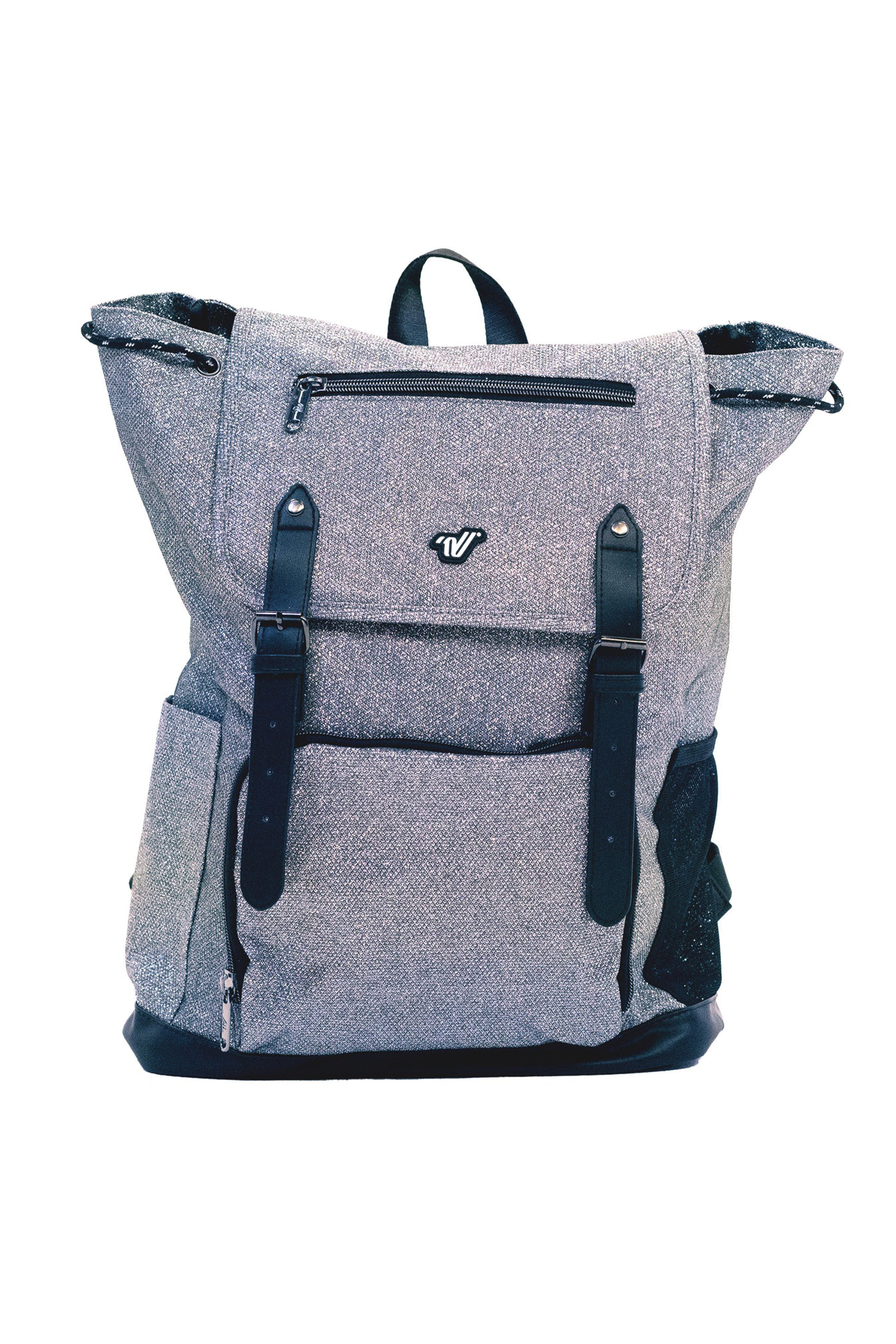 Varsity Silver Glitter Flap Backpack - Varsity Shop