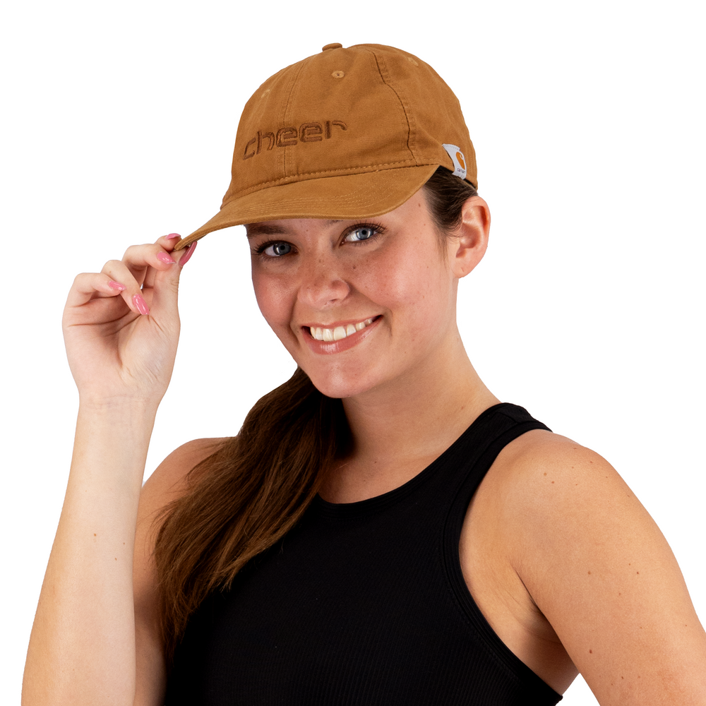 
                      
                        Cheer Brown Carhartt Canvas Cap
                      
                    