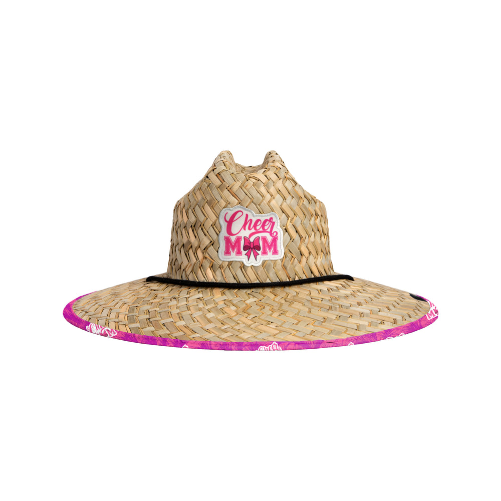 
                      
                        Cheer Mom Floral Straw Hat
                      
                    