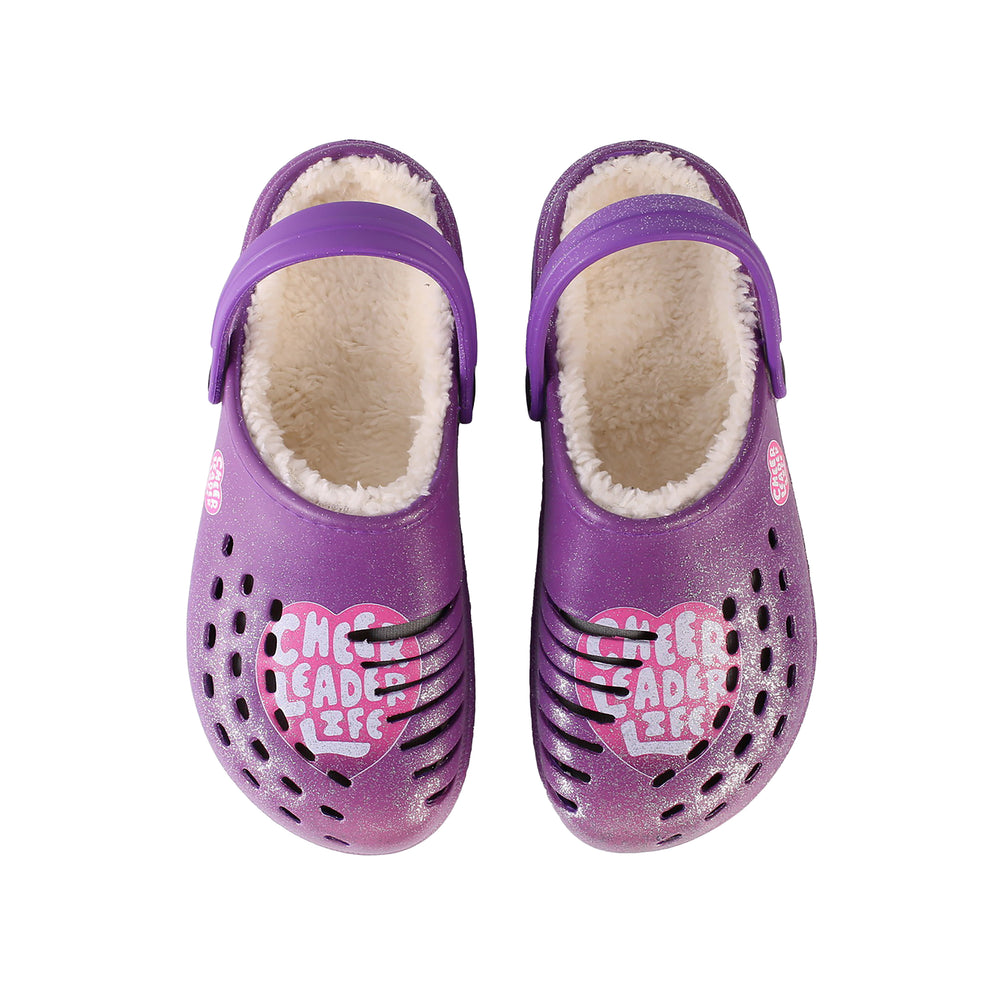 
                      
                        Cheerleader Life Glitter Sherpa Clog
                      
                    